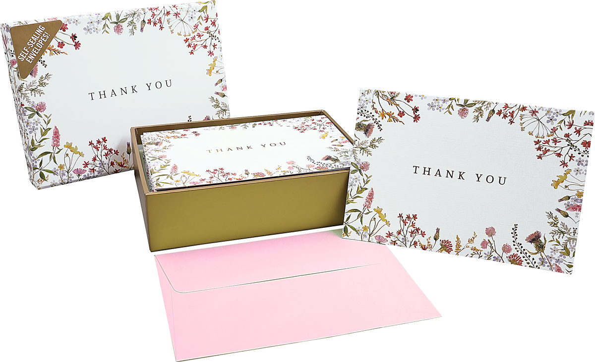 Peter Pauper Press - WIldflowers Thank You Notes