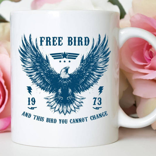 Sister Ray - Free Bird Rock and Roll Music 11oz Coffee Mug