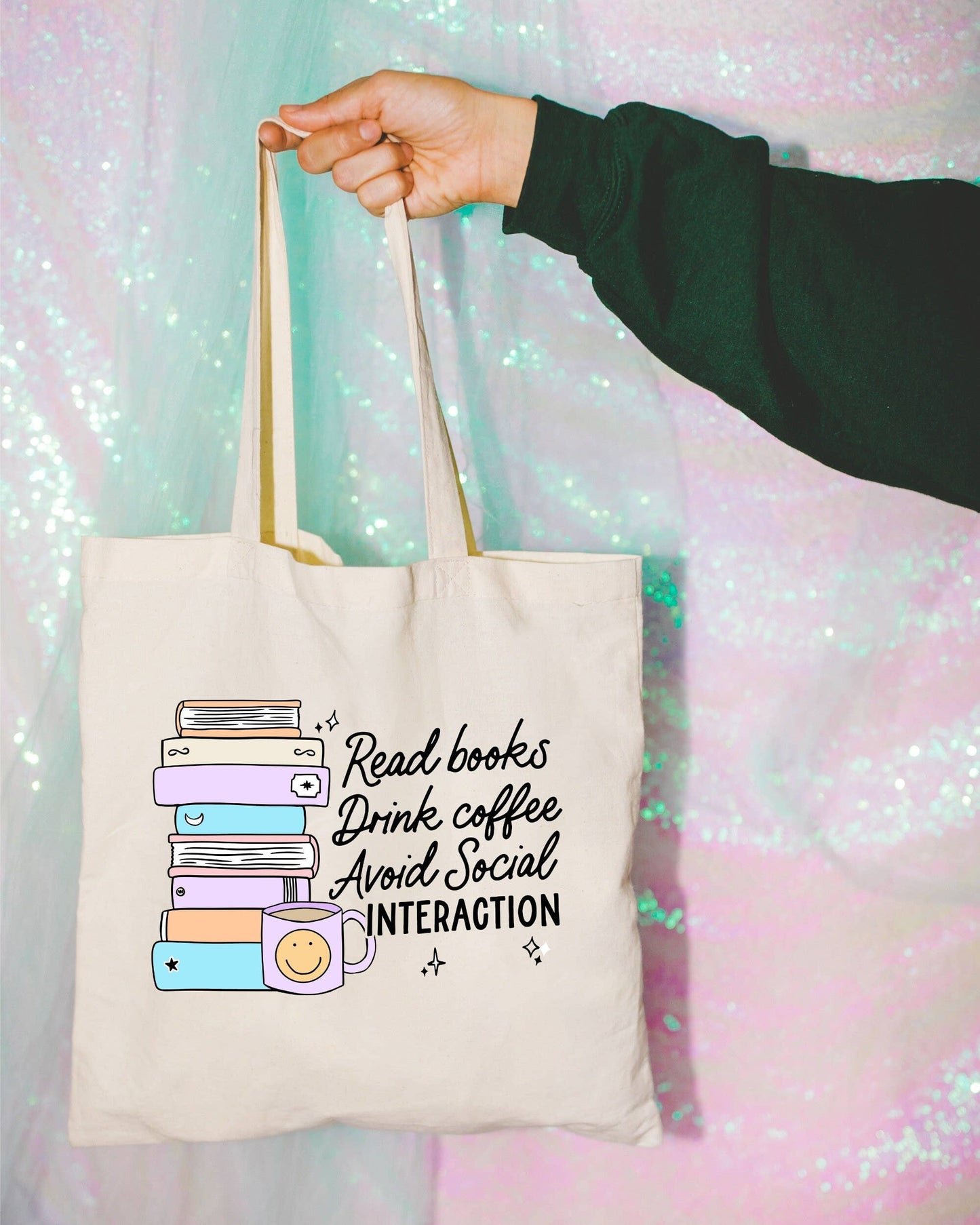 256 Craft Co - Read Books Drink Coffee Avoid Social Interaction Cotton