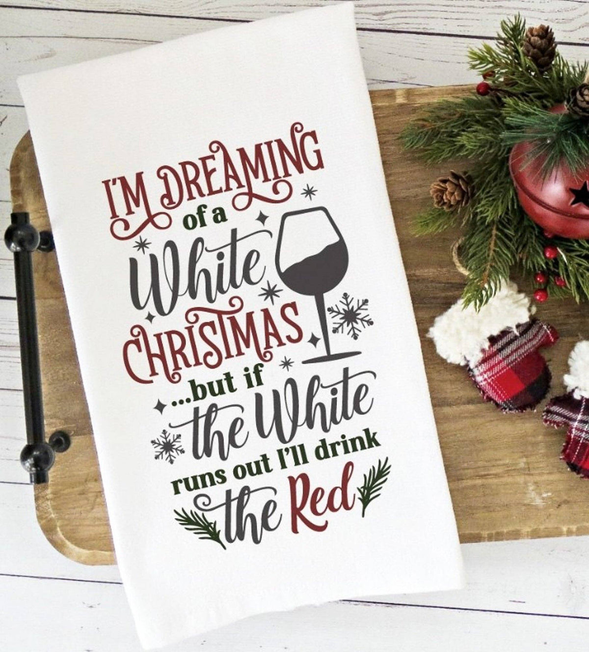 Peach Closet - I'm Dreaming Of A White XMas But I'll Drink The Red Towel