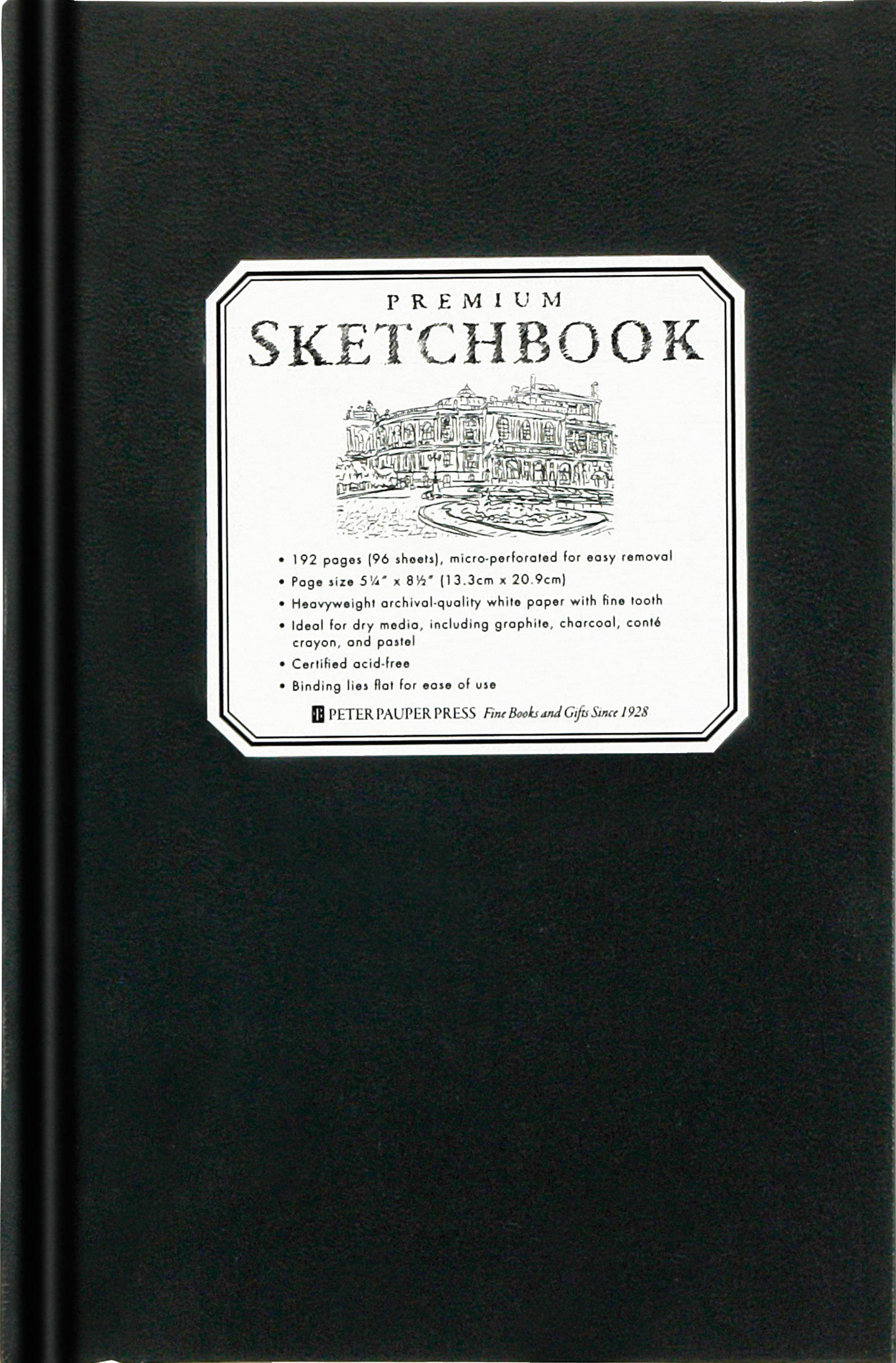 Peter Pauper Press - 5 1/2 x 8 1/2 Premium Sketchbook