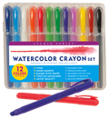 Peter Pauper Press - Studio Series Watercolor Crayon Set (Set of 12)