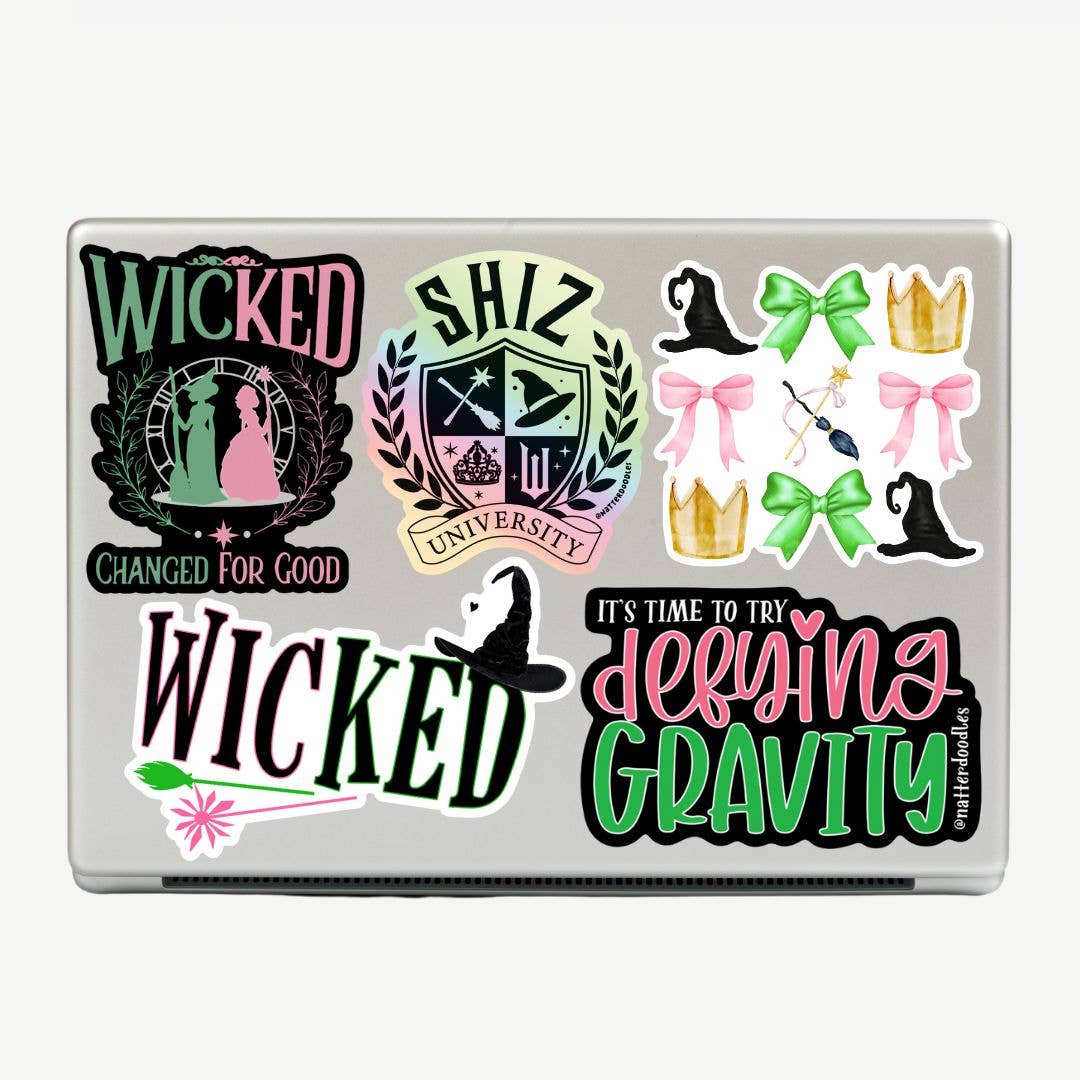 NatterDoodle - Defying Gravity Wicked Elphaba Movie Musical Vinyl Sticker