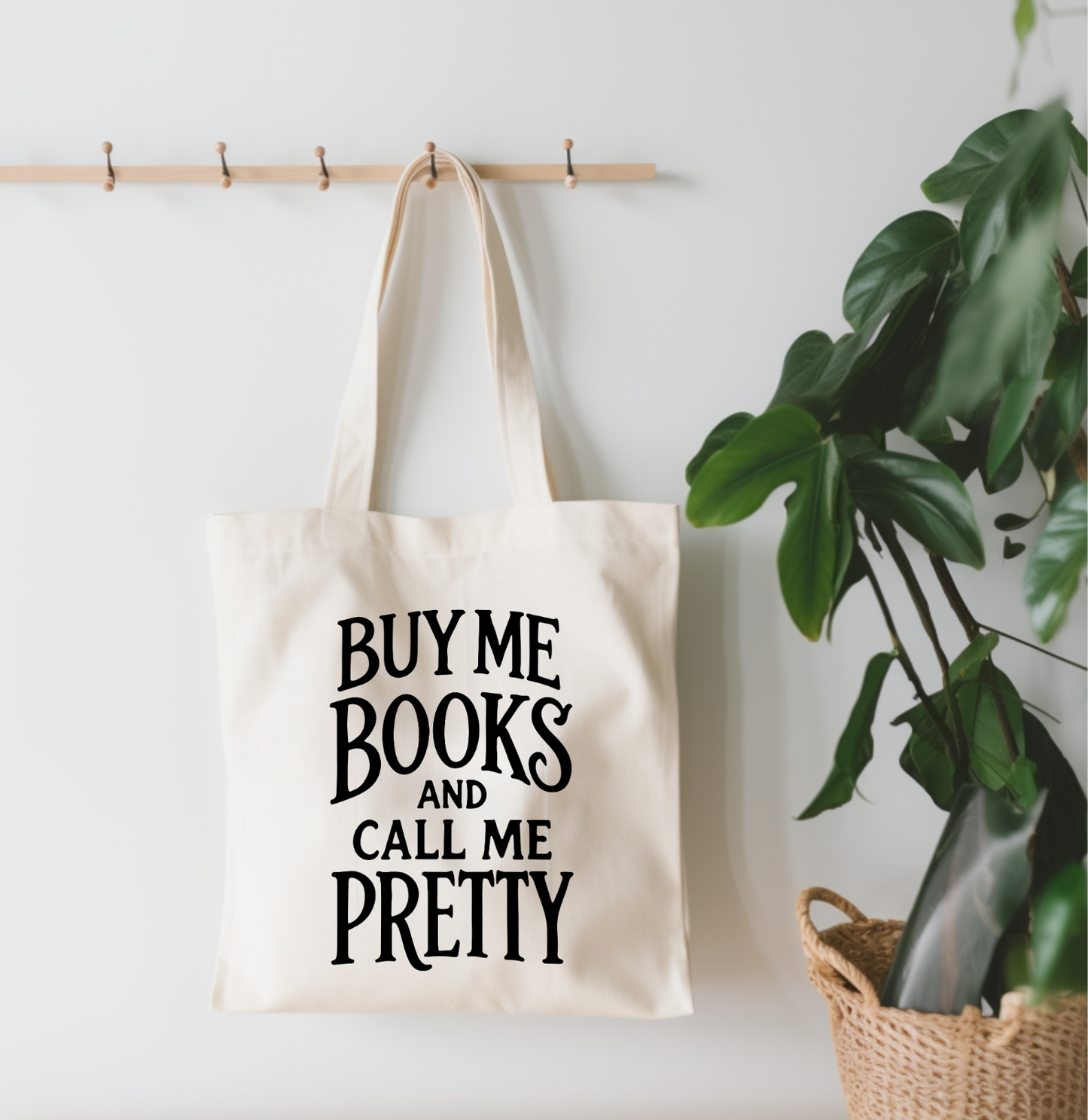 EnchantingSunshine - Buy Me Books And Call Me Pretty Canvas Tote Bag