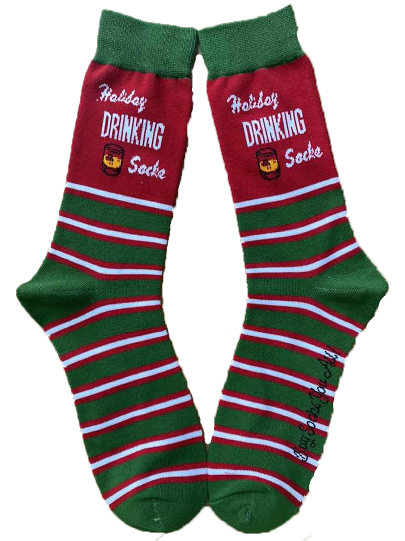 Buy Socks You All - Holiday Drinking Socks Men's Socks
