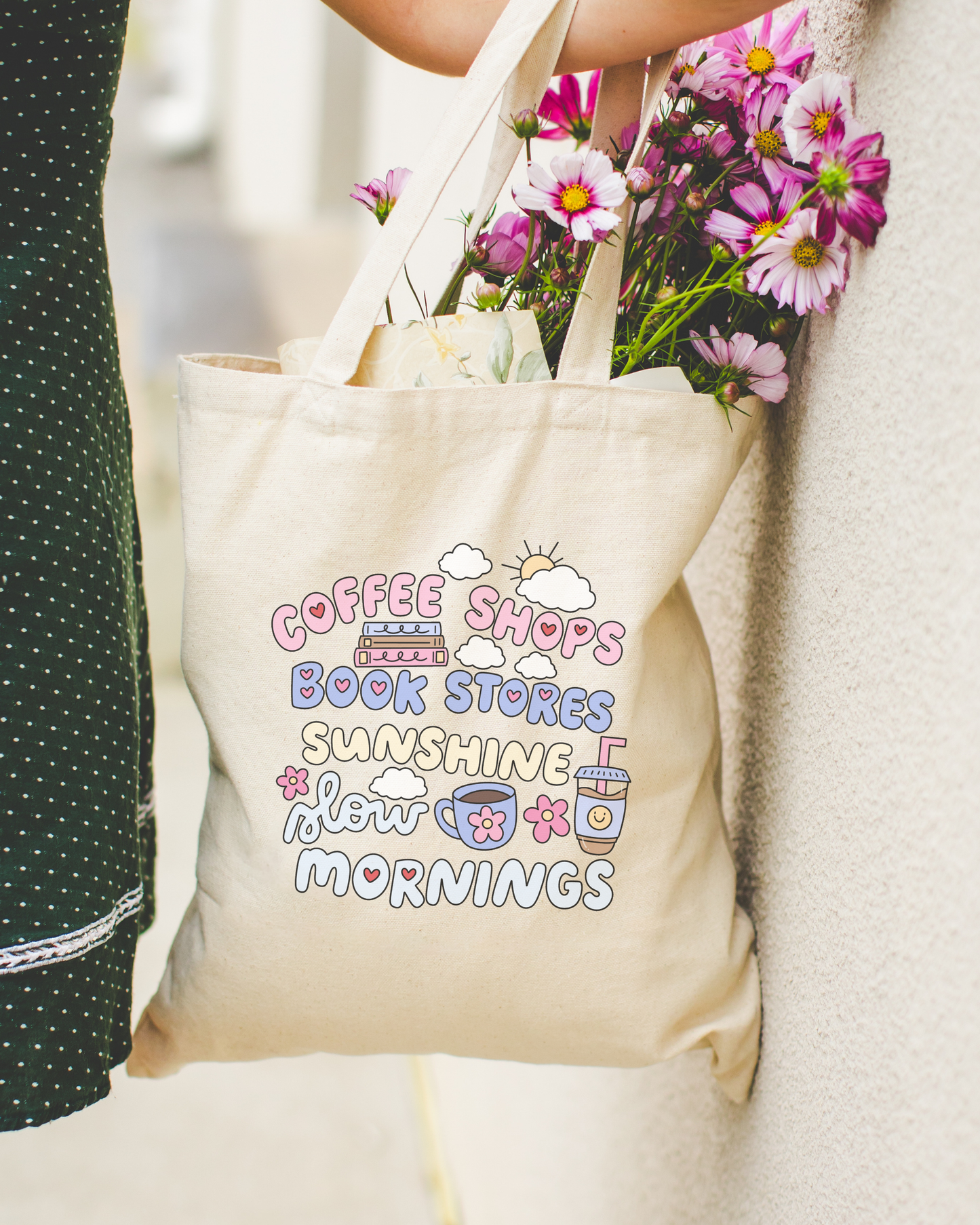 256 Craft Co - Coffee Shops Bookstores and Slow Mornings Tote Bag