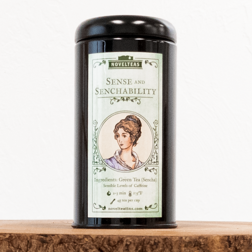 Novelteas LLC - Sense and Senchability - Jane Austen Loose Tea Tin