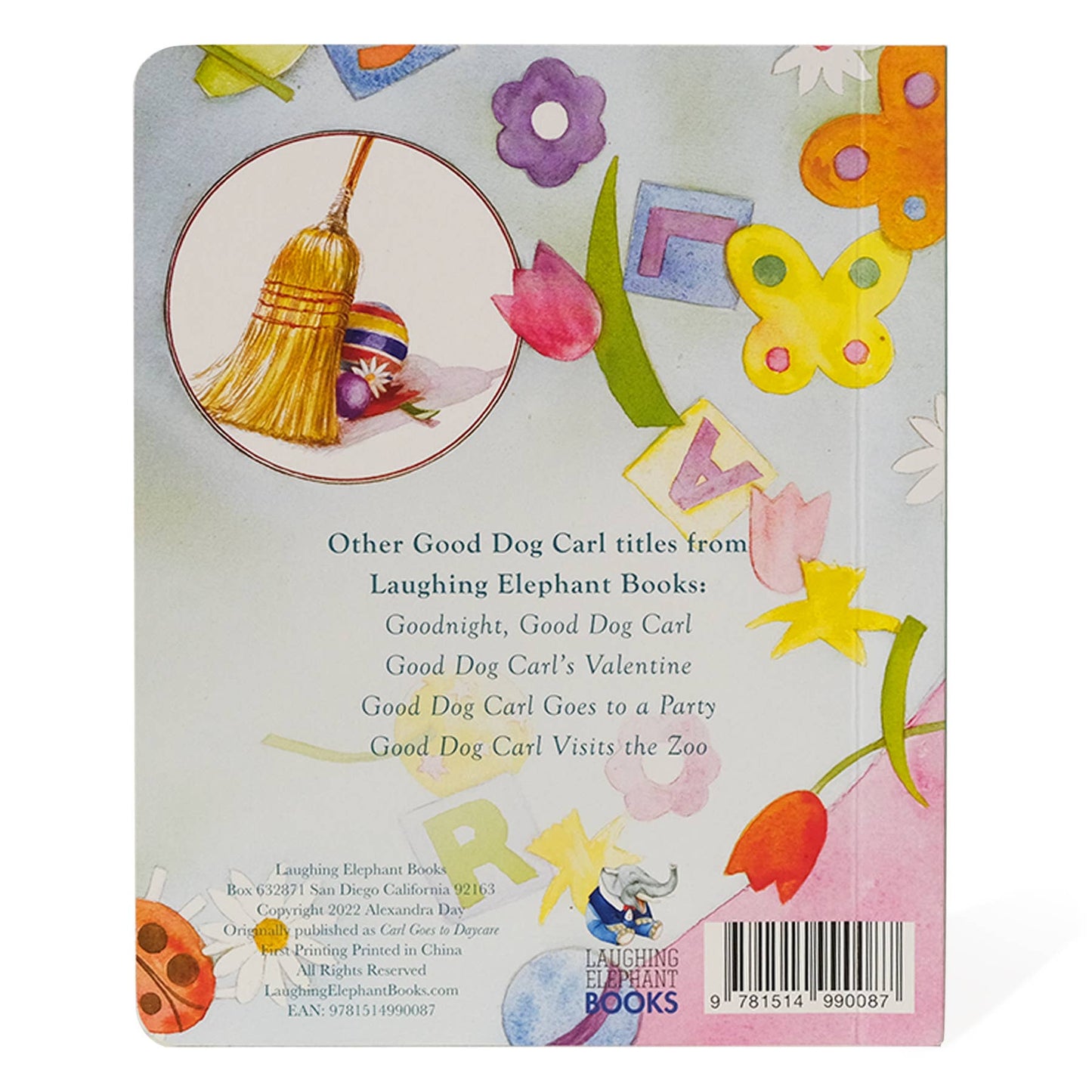 Laughing Elephant Books - Good Dog Carl Goes To School-Children's Board Book