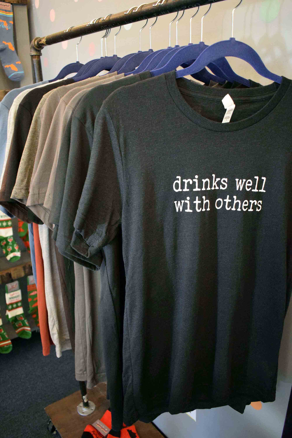 Buy Socks You All - Drinks Well with Others Unisex T-Shirt