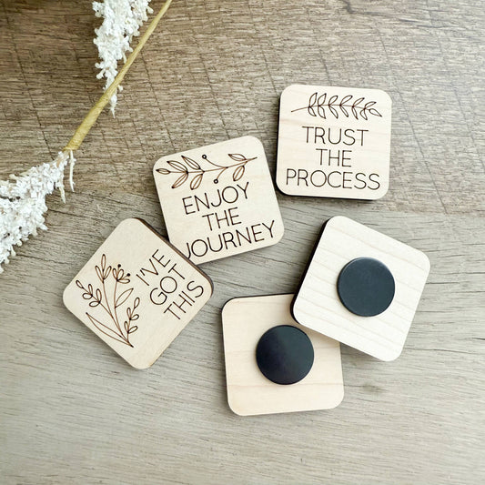 Birch House Games & Gifts - Affirmation Token Magnets- Positive Affirmations, Mindful