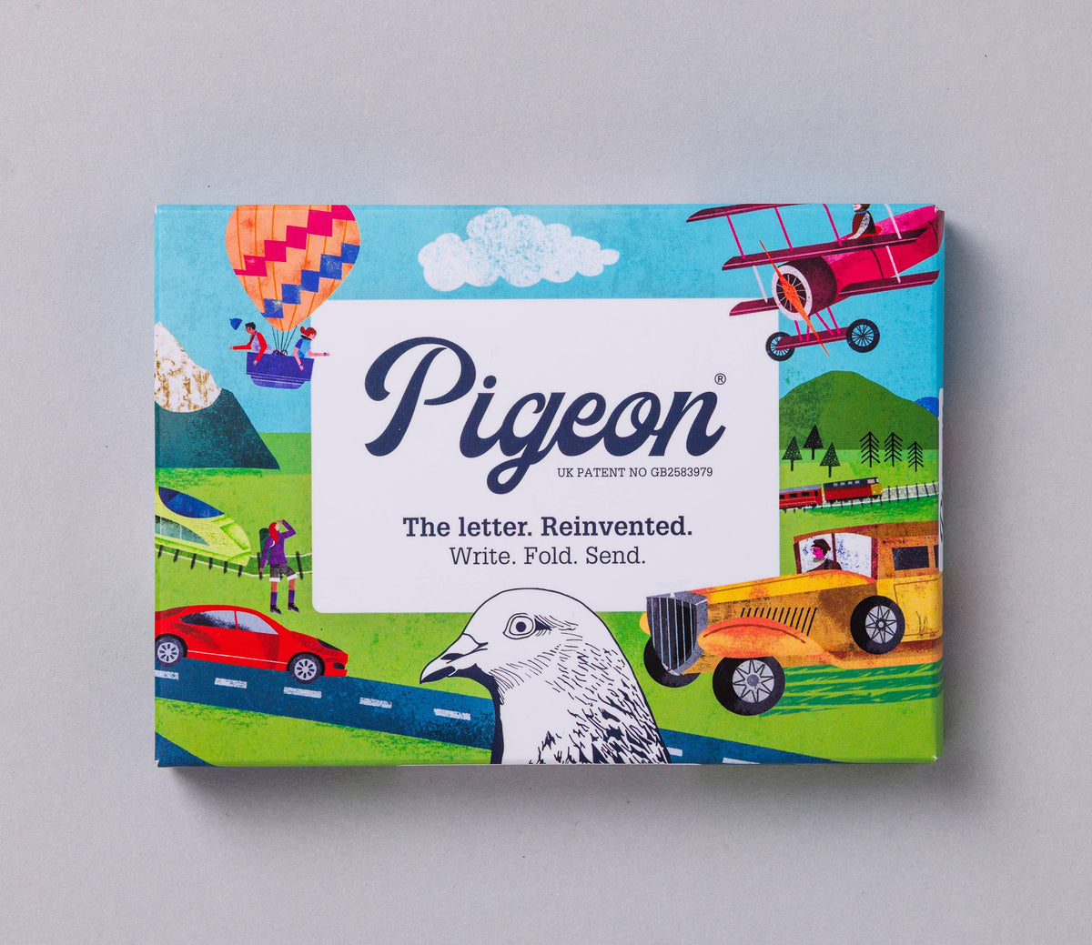 pigeonposted - Hop-on-Board Pigeon, Kid's Letter Set – Pack of 6 Letters