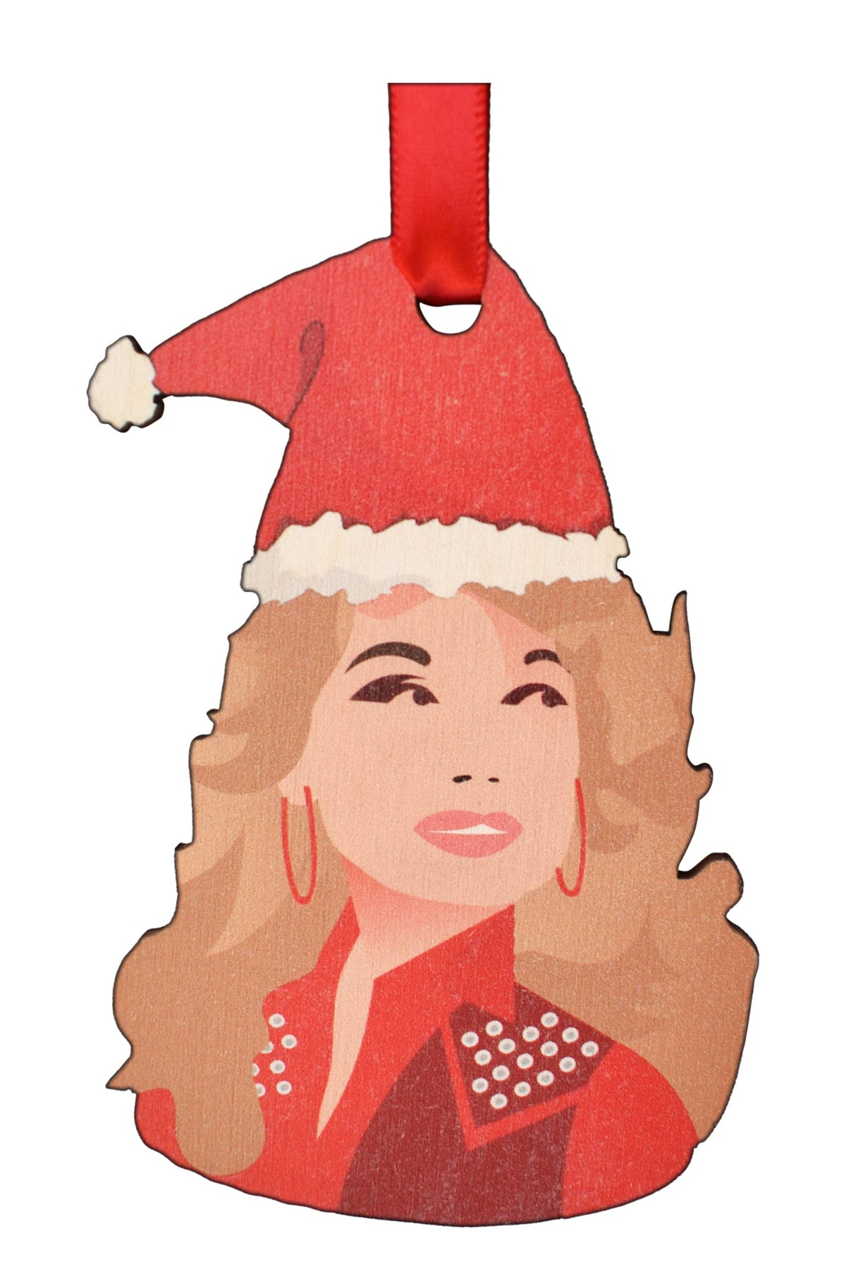 Buy Socks You All - Christmas Dolly Printed Wooden Ornament