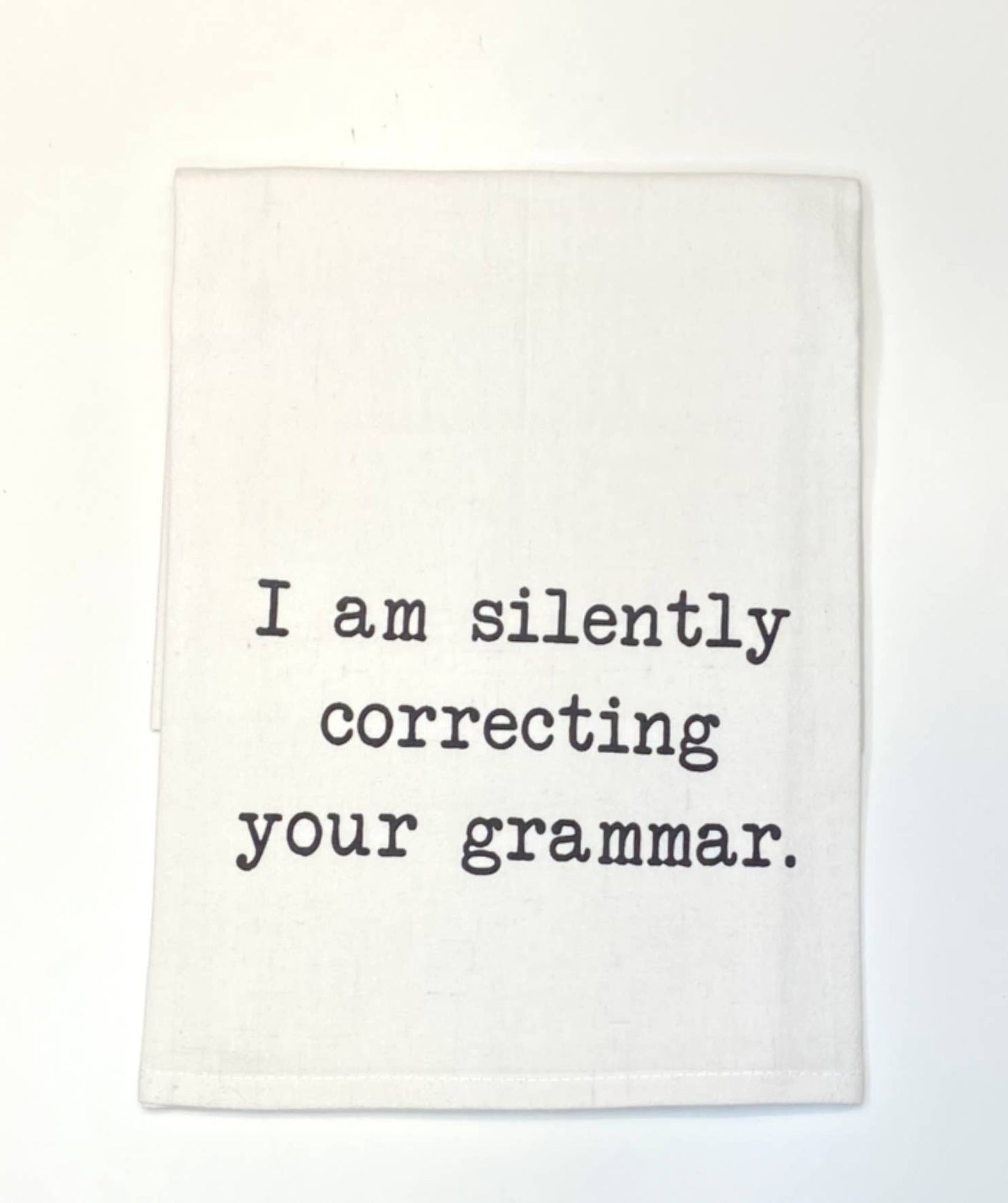 Bookish Endeavors - Towel: Grammar