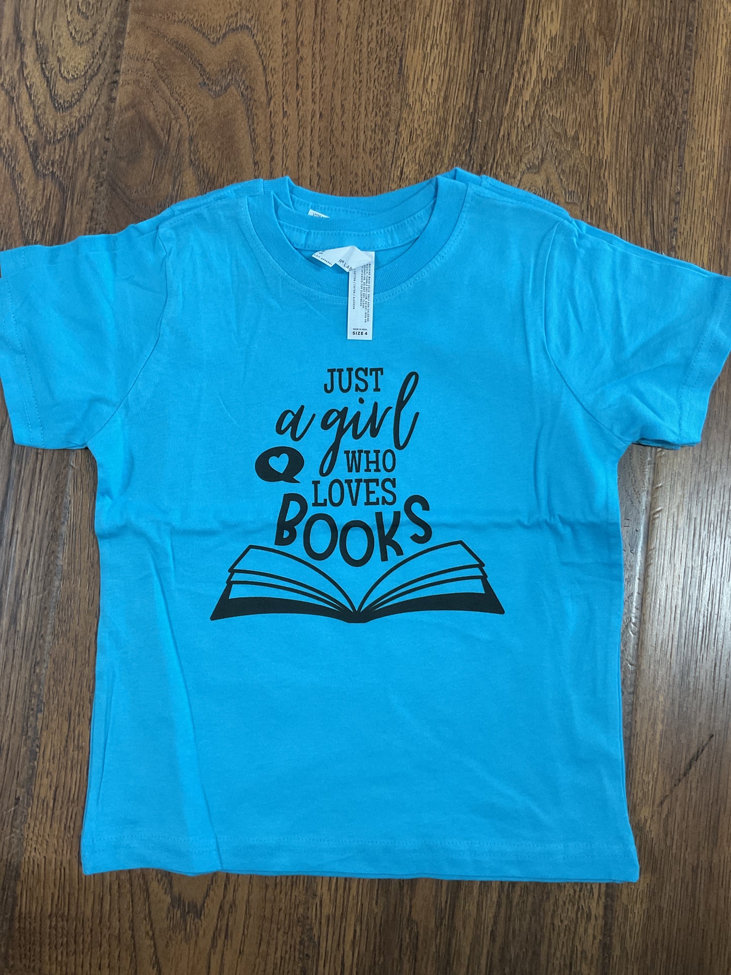 Peach Closet - Just A Girl Who Loves Books Tee