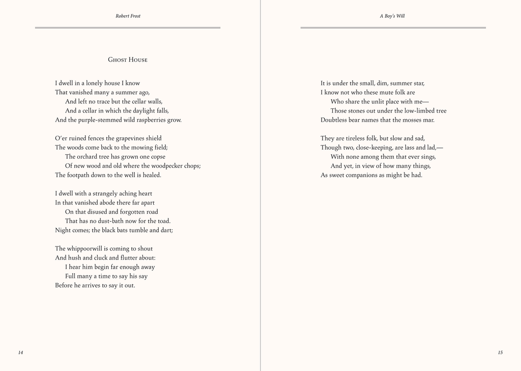 Peter Pauper Press - Poems of Robert Frost