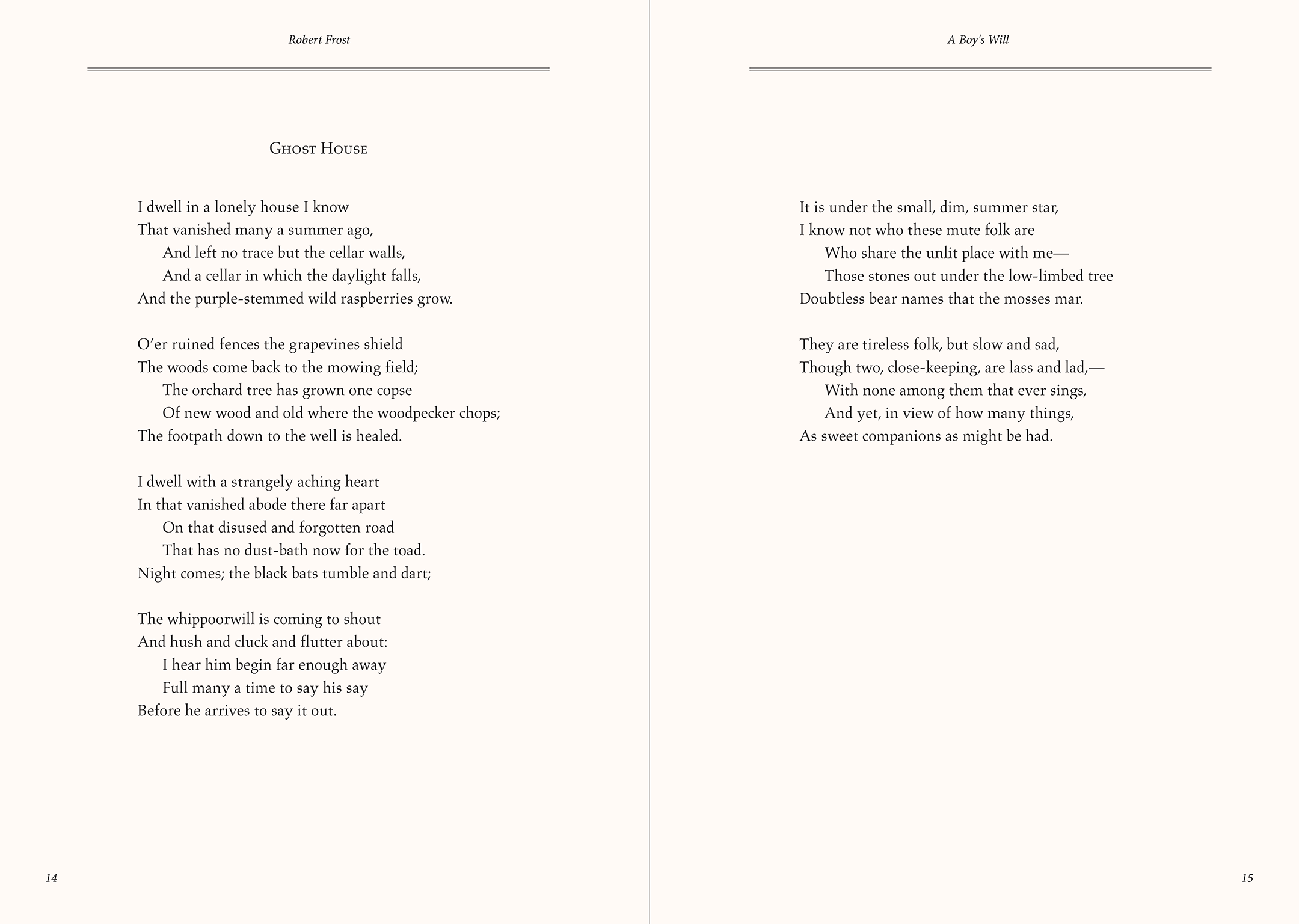 Peter Pauper Press - Poems of Robert Frost