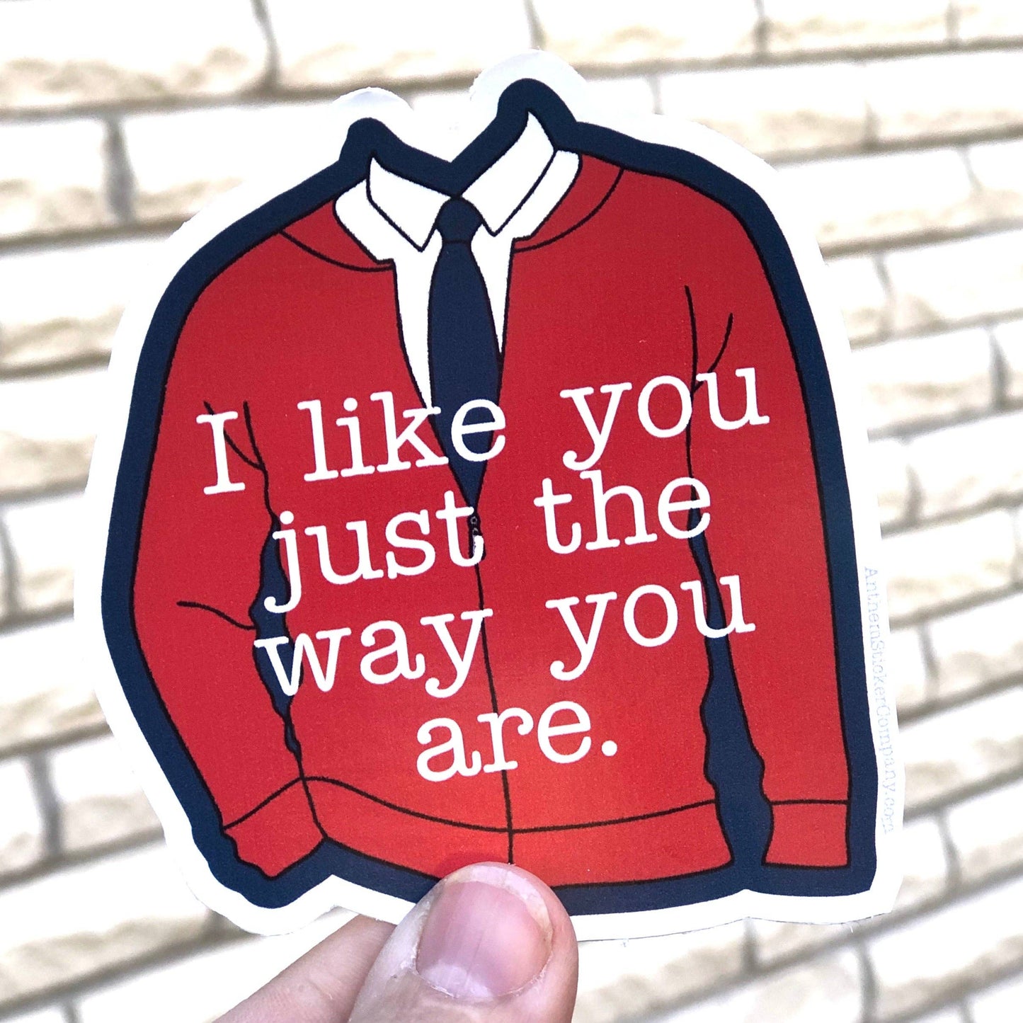 Anthem Sticker Company - I like you sweater sticker