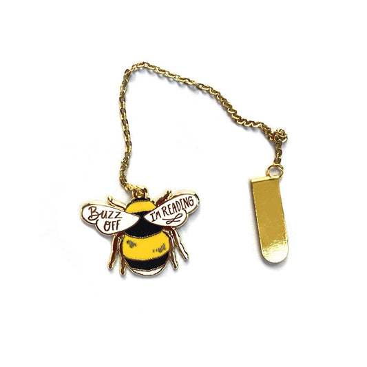 Pineapple Sundays Design Studio - Bumble Bee Enamel Pin Bookmark