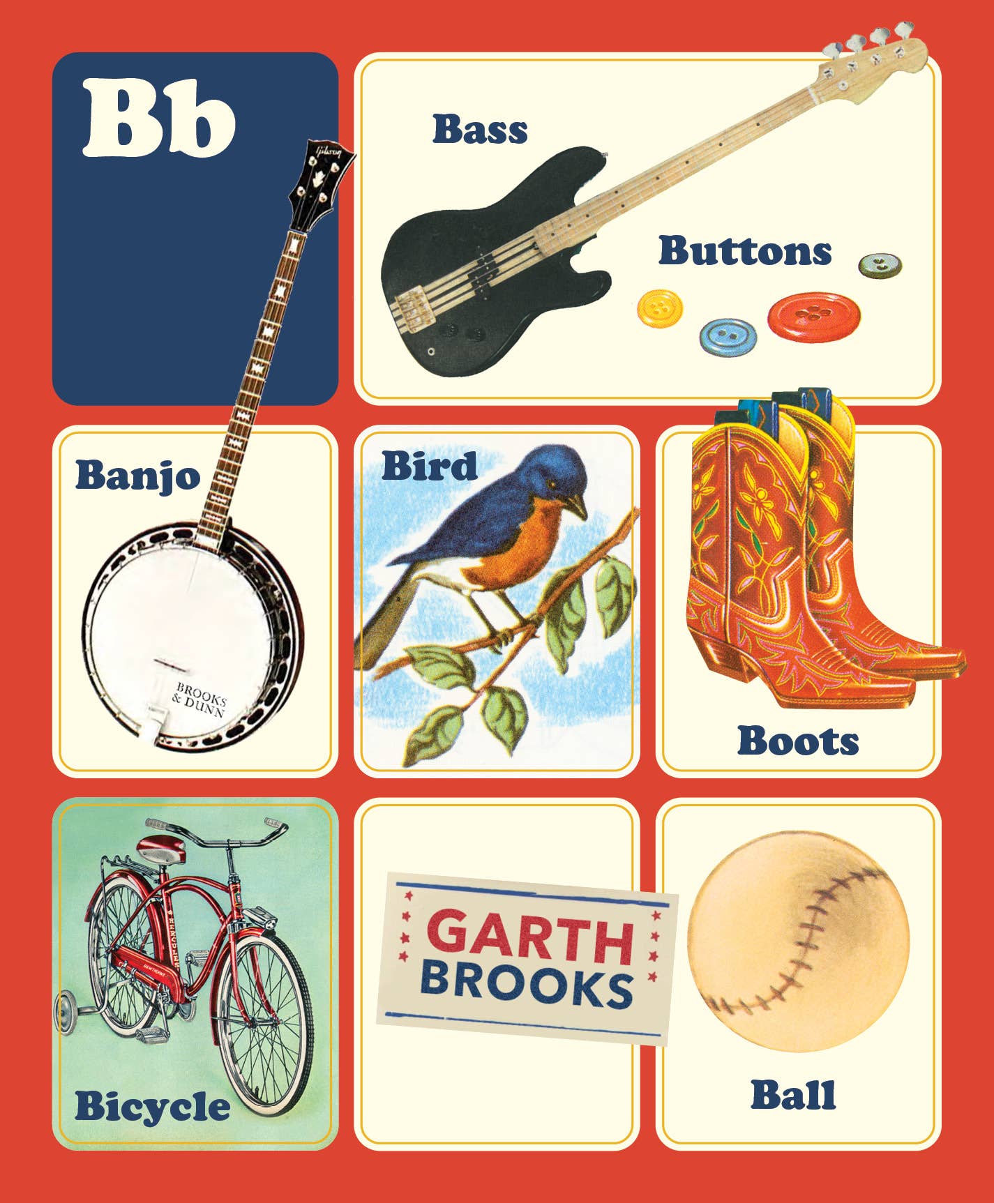 Laughing Elephant Books - Country Music Abc-Children's Board Book