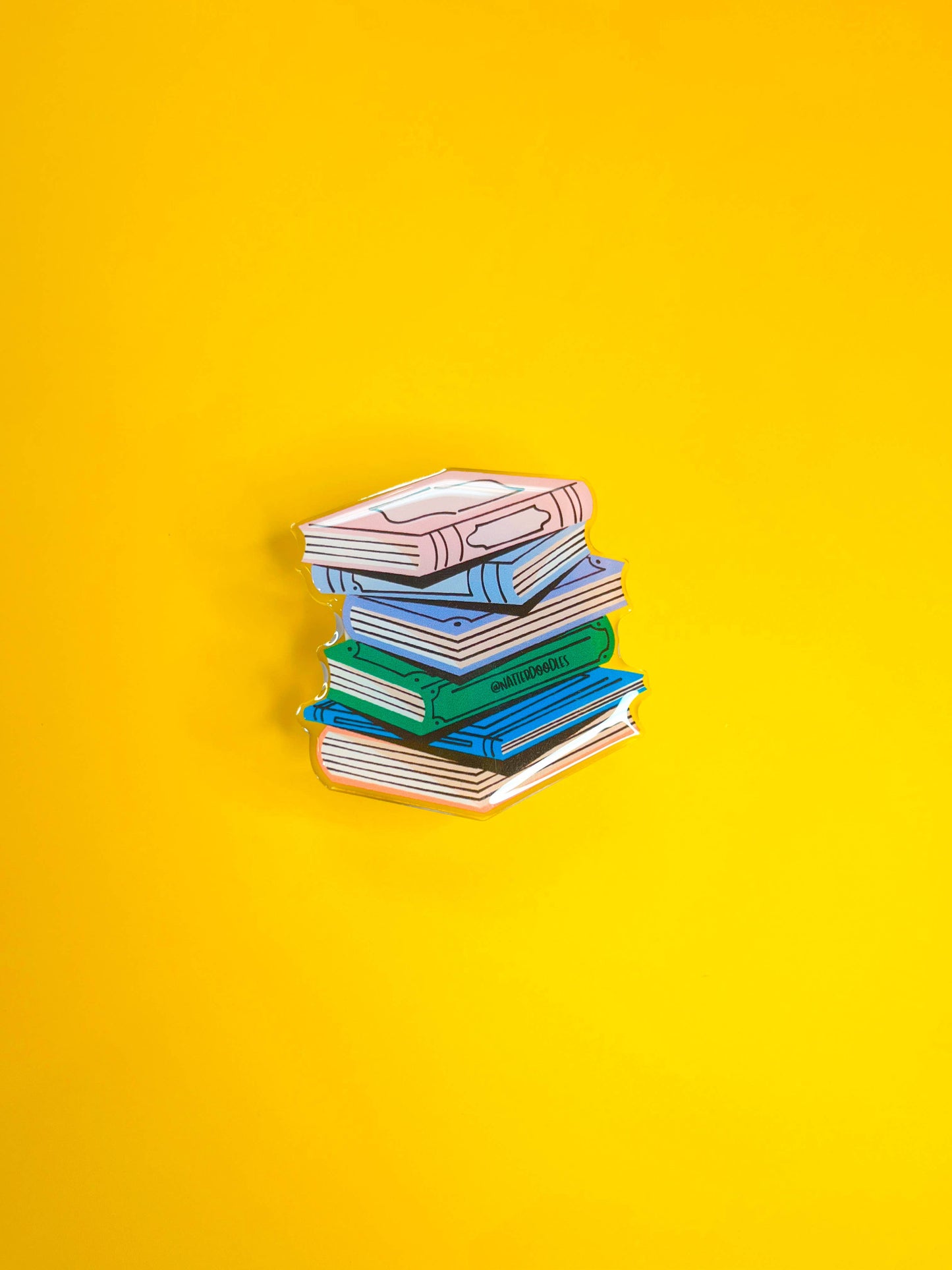 NatterDoodle - Stacks on Stacks Book Phone Grips Reading Reader Teacher