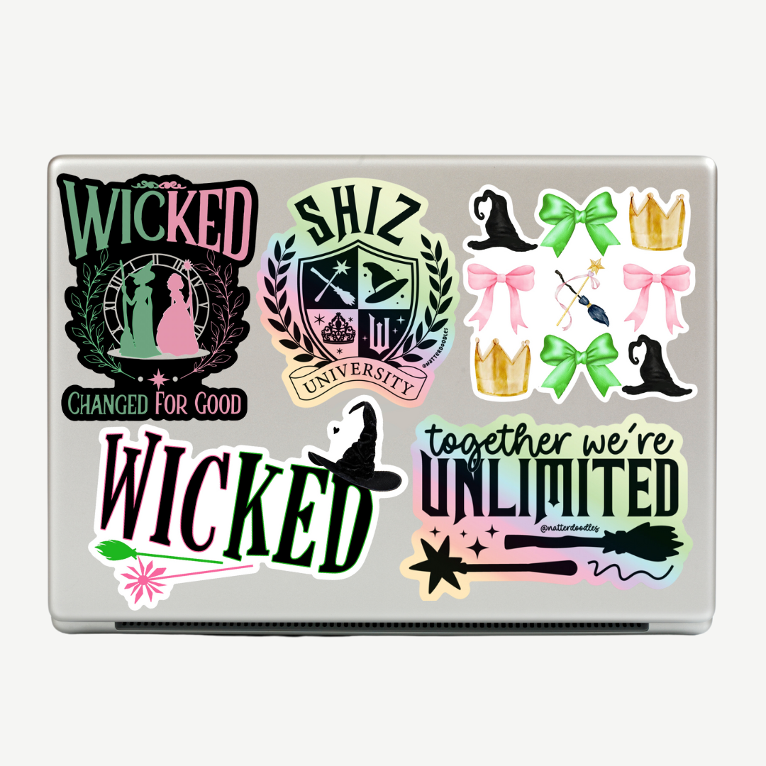 NatterDoodle - Wicked Movie Musical Changed for Good Sticker Ariana Grande
