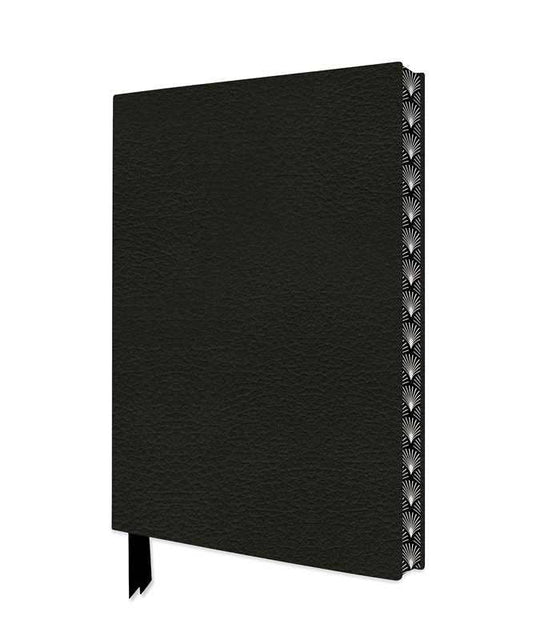 Simon & Schuster - Ebony Black Artisan Notebook (Flame Tree Journals) by
