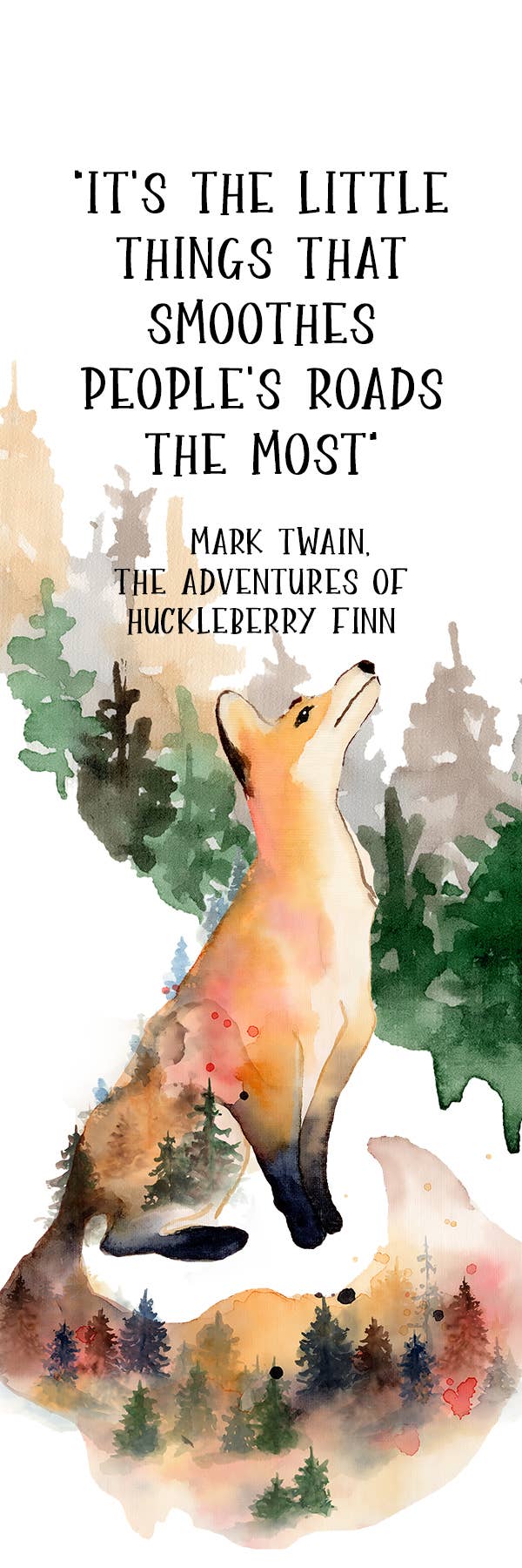 Mirkwood Scribes - Mark Twain The Adventures of Huckleberry Finn Bookmark