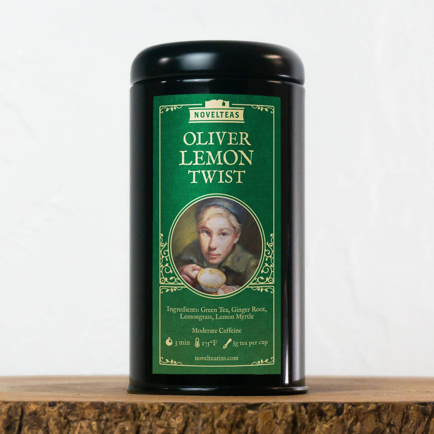 Novelteas LLC - Oliver Lemon Twist - Charles Dickens Loose Tea Tin