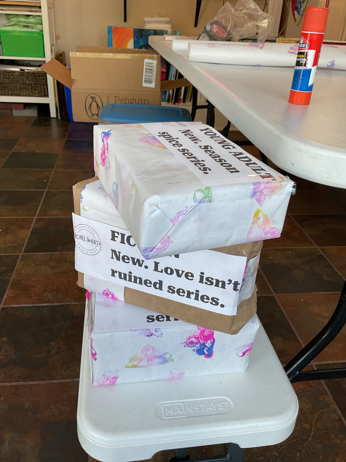 Mystery box of books