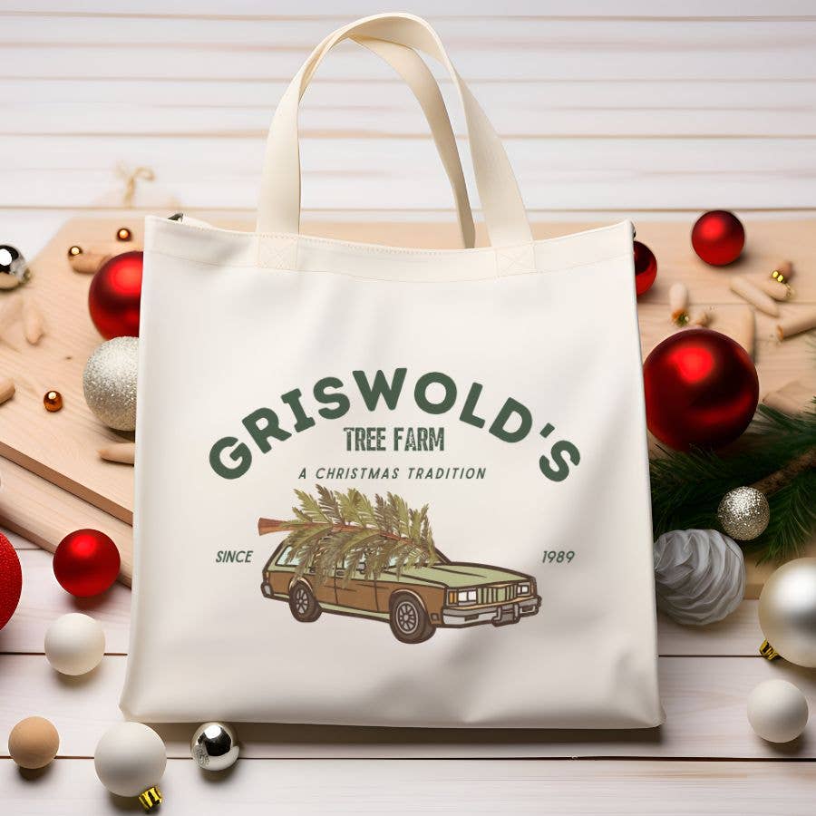 Sister Ray - Griswold's Tree Farm Christmas Canvas Tote Bag