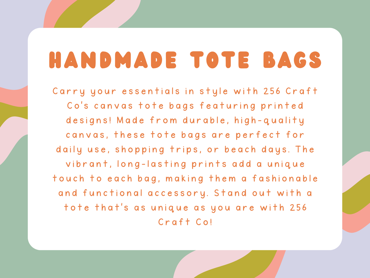 256 Craft Co - Swiftie Eras Ghosts Tote Bag