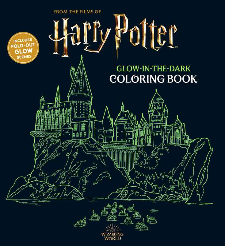 Simon & Schuster - Harry Potter Glow in the Dark Coloring Book by Editors of Thunder Bay Press