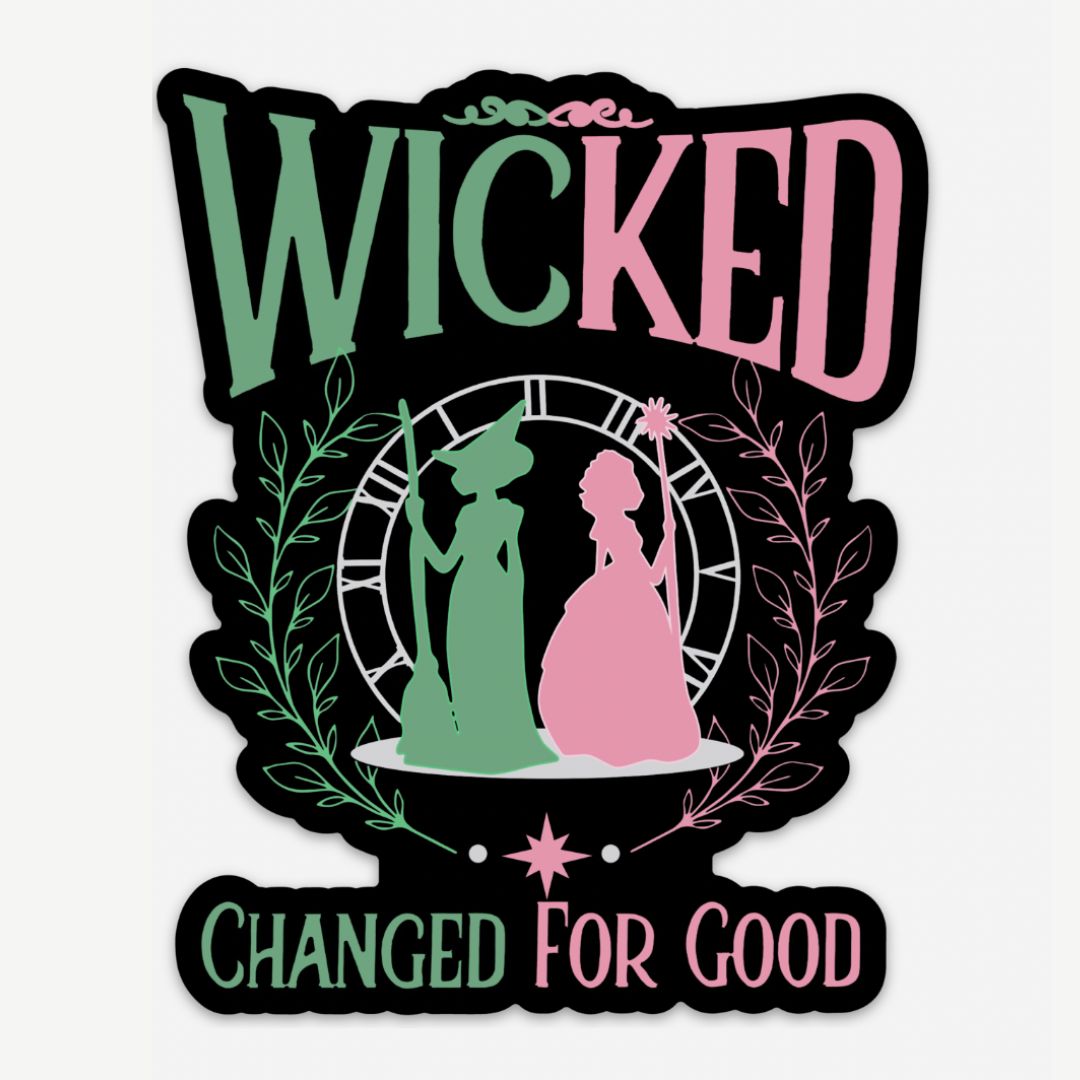 NatterDoodle - Wicked Movie Musical Changed for Good Sticker Ariana Grande