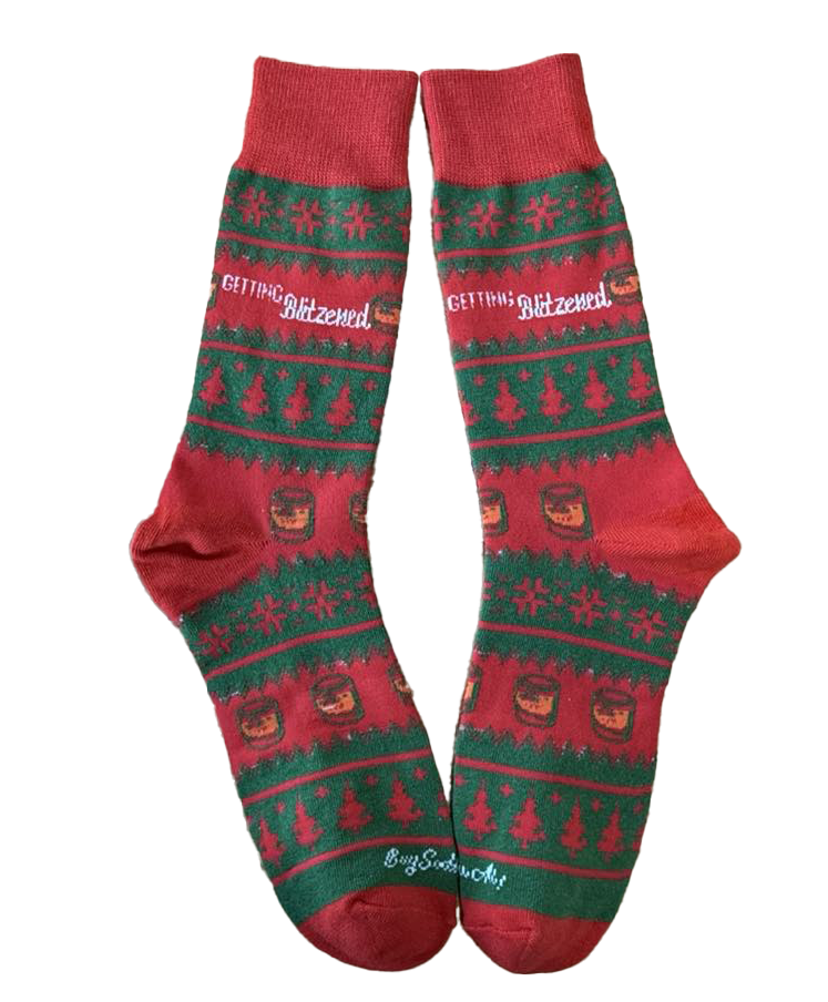 Buy Socks You All - Getting Blitzened Men's Socks