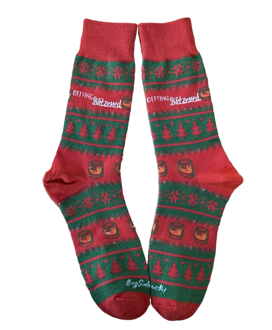 Buy Socks You All - Getting Blitzened Men's Socks
