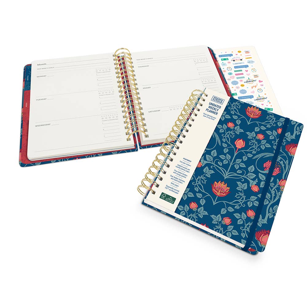 Studio Oh! - Garden Renaissance Undated Tri-Tab Planner