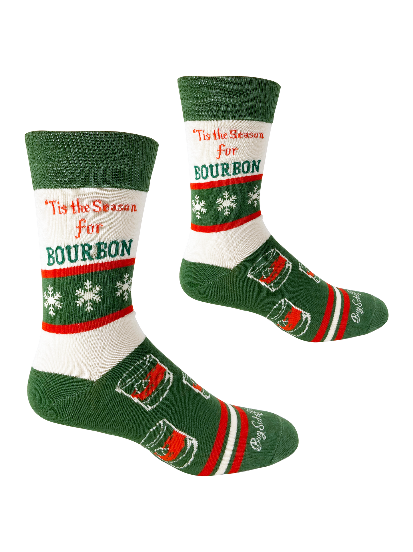 Buy Socks You All - Tis the Season for Bourbon - Men's Socks