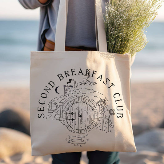 Sister Ray - Second Breakfast Club Hobbit Inspired  Canvas Tote Bag