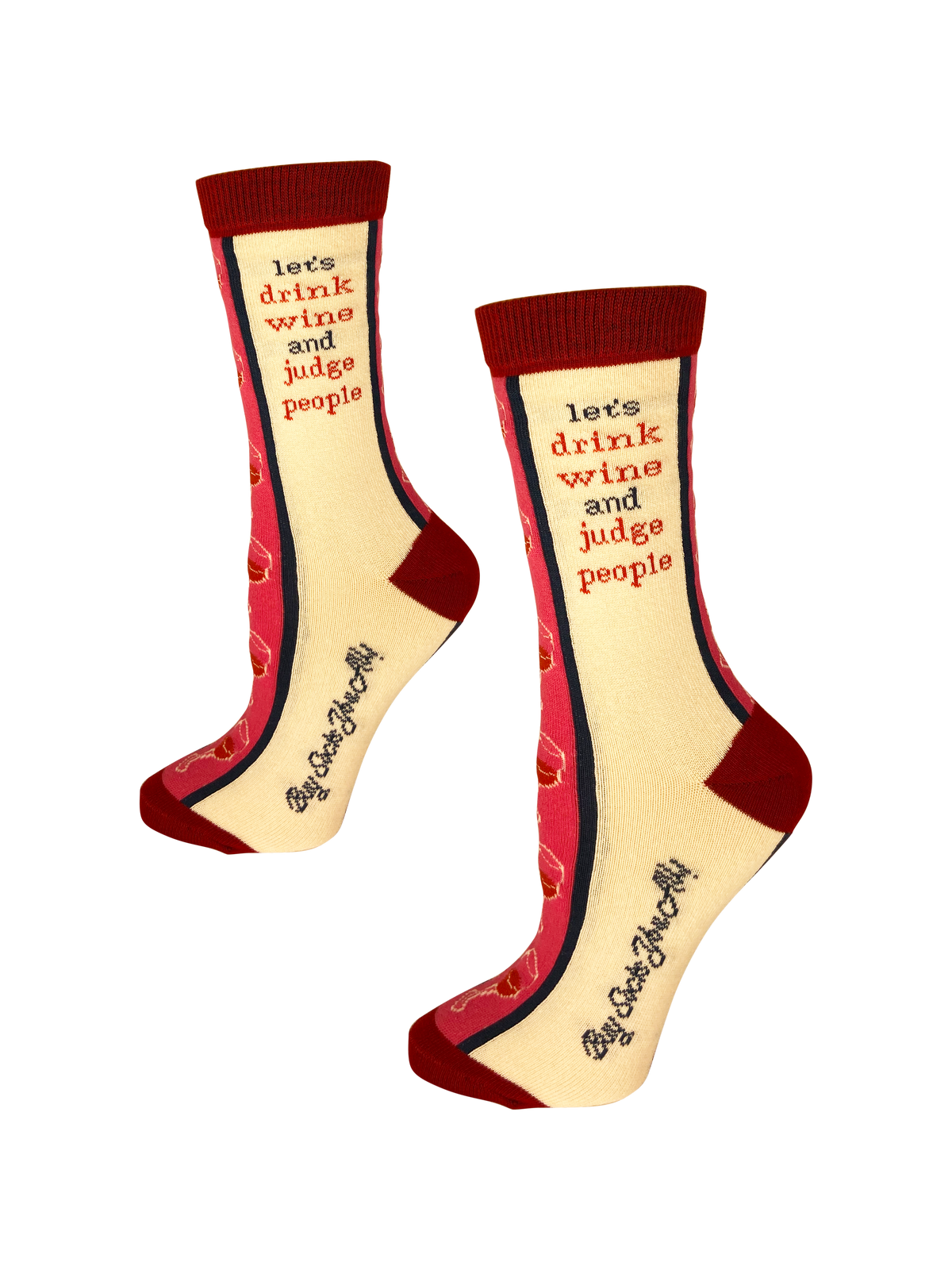 Buy Socks You All - Lets Drink Wine and Judge People Women's Socks