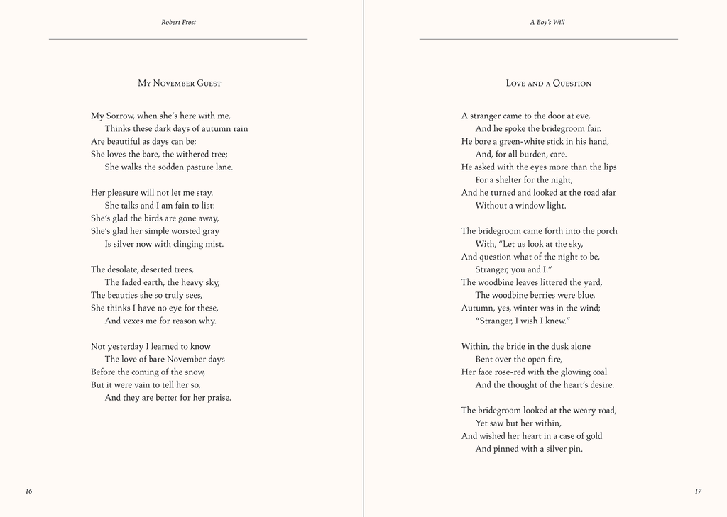 Peter Pauper Press - Poems of Robert Frost
