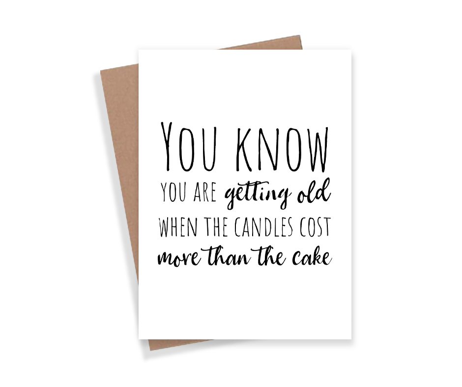 Expression Design Co - Getting Old Card