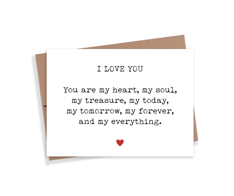 Expression Design Co - I Love You Card
