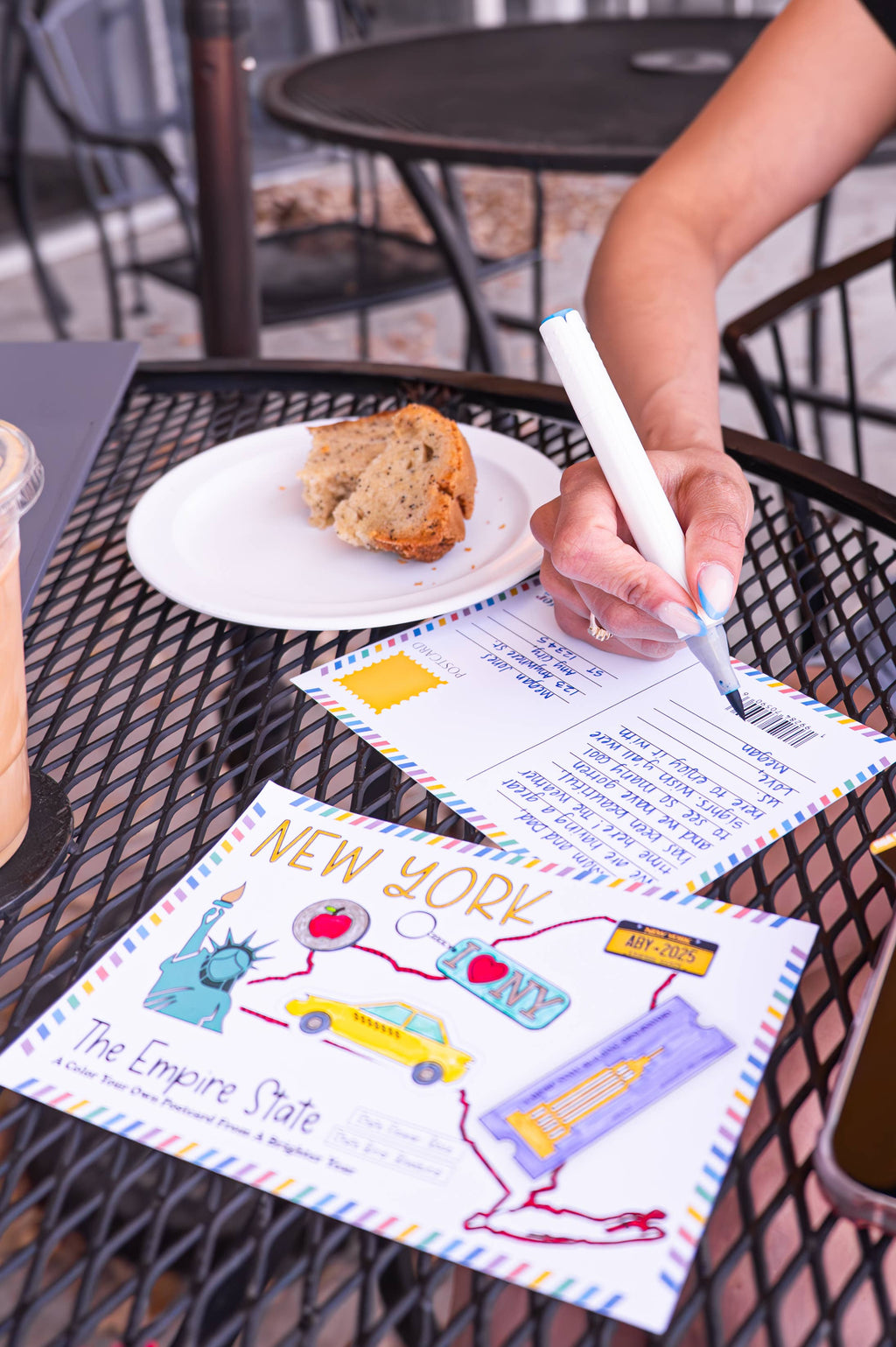 A Brighter Year - Color Your Own Indiana State Postcard