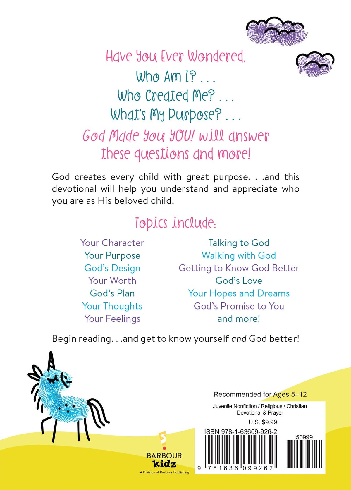 Barbour Publishing, Inc. - God Made You YOU! [girls]