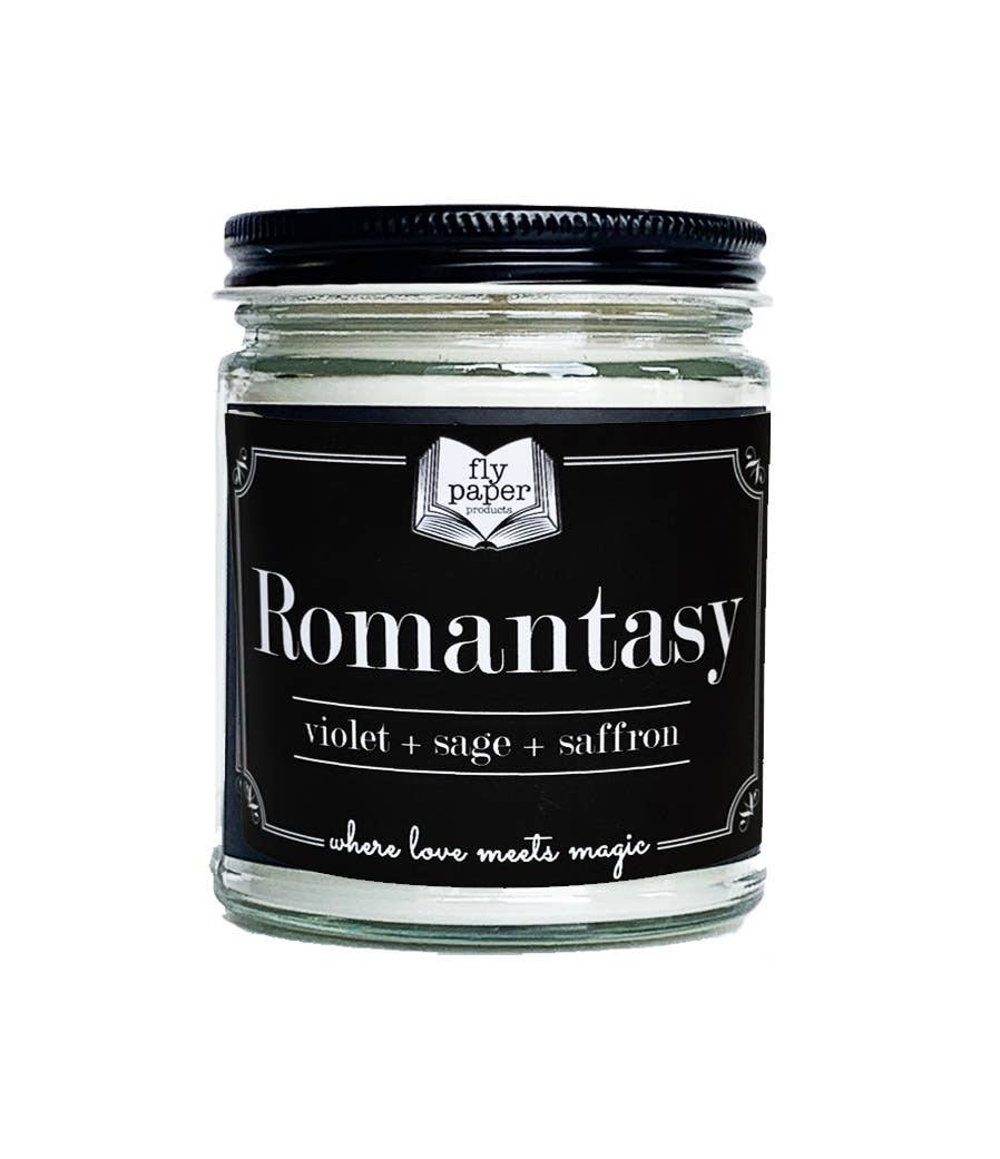 Fly Paper Products - Romantasy 9oz Candle Violet + Sage + Saffron