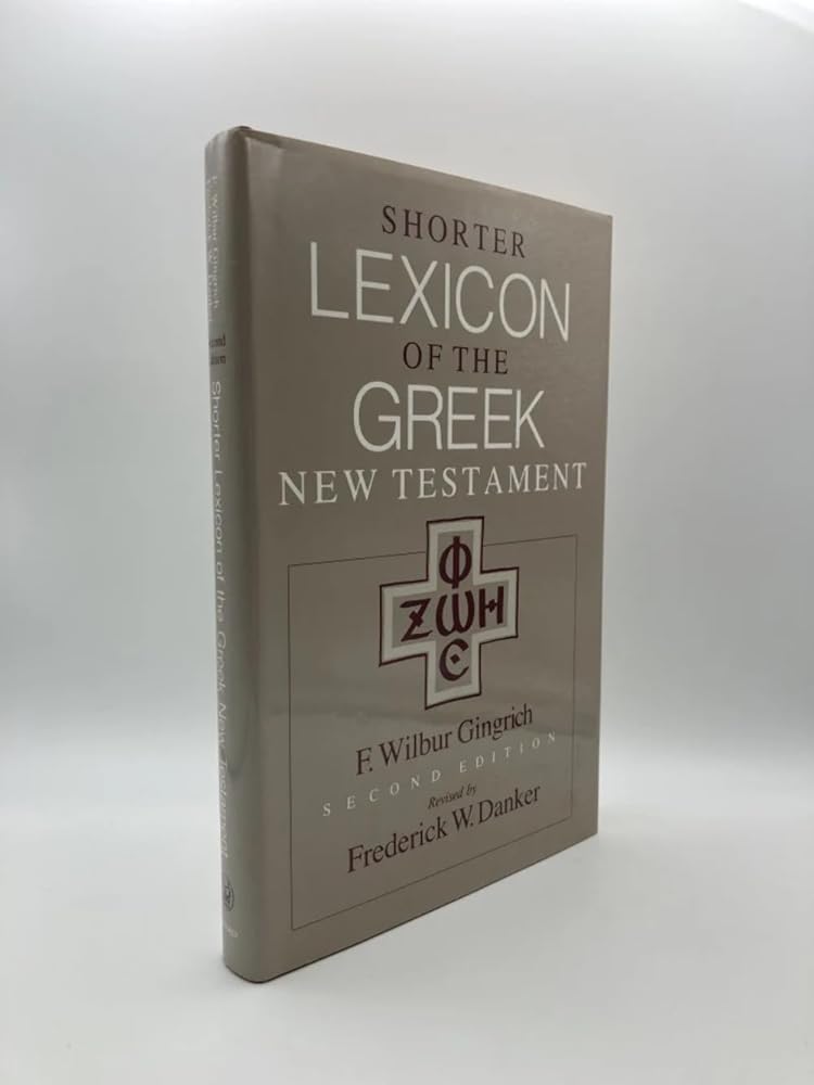 Shorter Lexicon of the Greek New Testament cover image