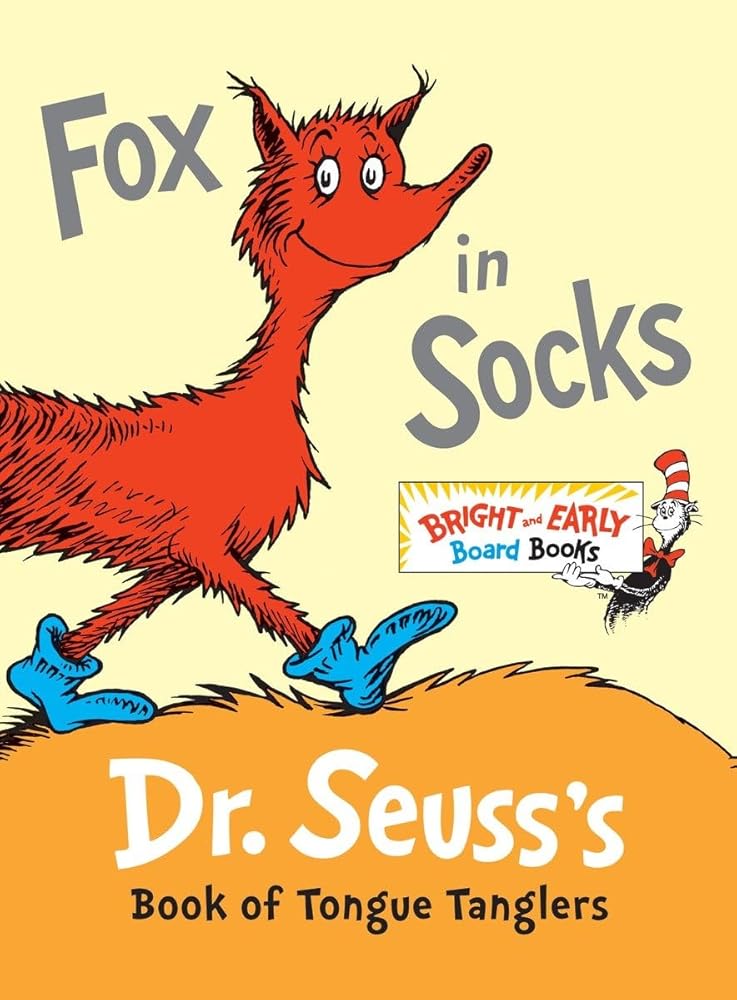 Fox in Socks: Dr. Seuss's Book of Tongue Tanglers (Bright & Early Board Books) cover image