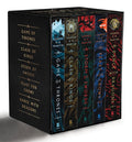 George R. R. Martin's A Game of Thrones 5-Book Boxed Set (Song of Ice and Fire Series): A Game of Thrones, A Clash of Kings, A Storm of Swords, A ... A Dance with Dragons (A Song of Ice and Fire) cover image