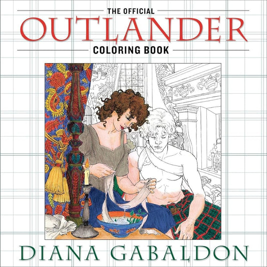 The Official Outlander Coloring Book: An Adult Coloring Book cover image