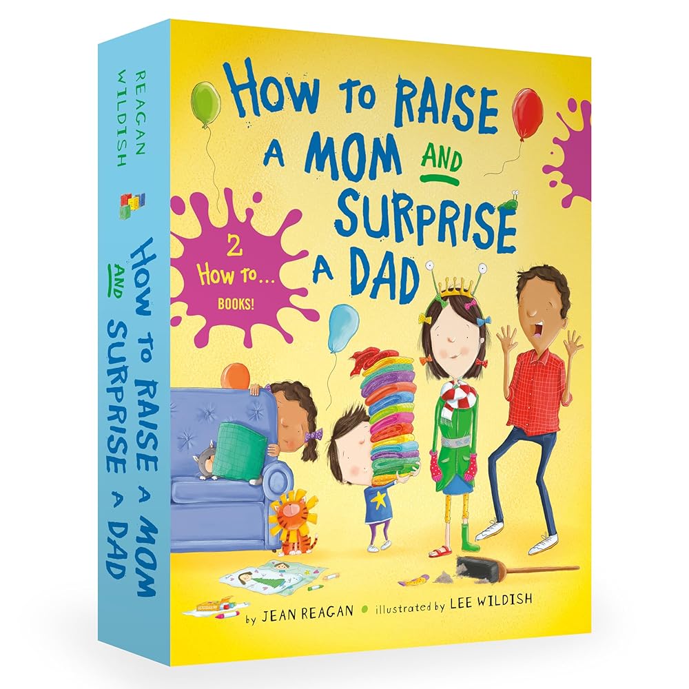 How to Raise a Mom and Surprise a Dad Board Book Boxed Set cover image